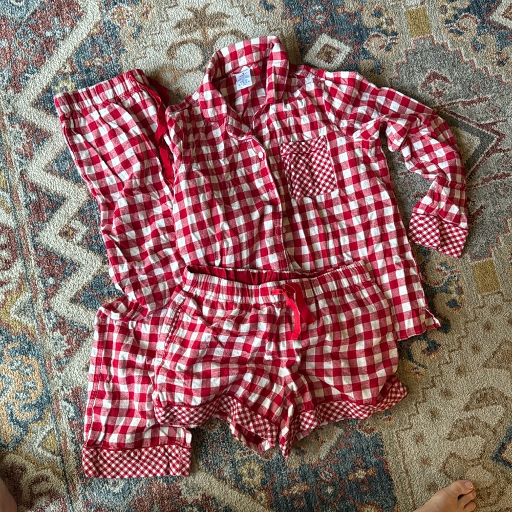 3 piece Draper James PJs Size M EUC